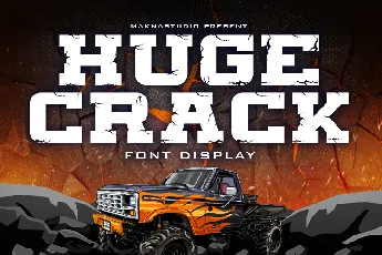 HUGE CRACK font