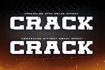 HUGE CRACK font