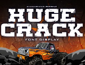 HUGE CRACK font