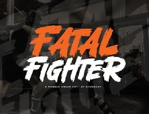 Fatal Fighter font