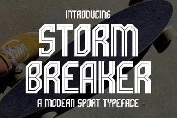 STORM BREAKER font