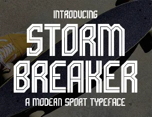 STORM BREAKER font