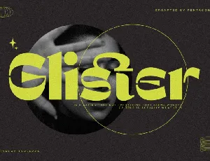 Glister font