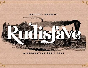 Rudisfave font