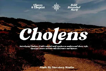 Cholens font