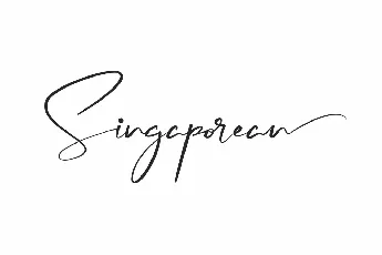 Singaporean Demo font