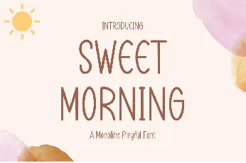 SweetMorning font