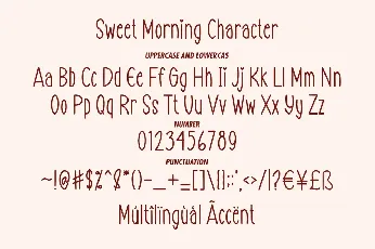 SweetMorning font