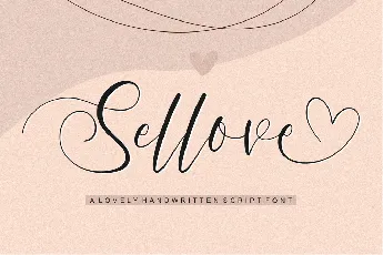 Sellove font