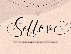 Sellove font