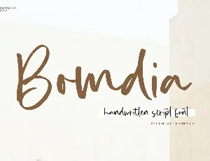 Bomdia font