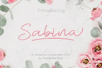 Sabina font