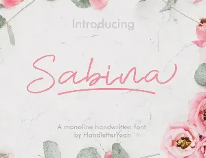 Sabina font