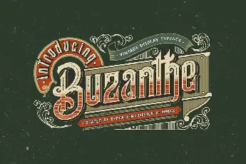 Buzanthe font