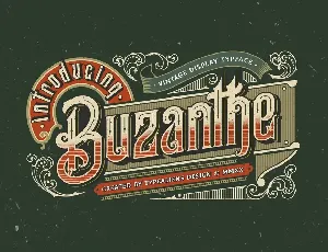 Buzanthe font