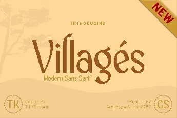 Villages font