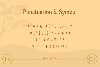 Villages font