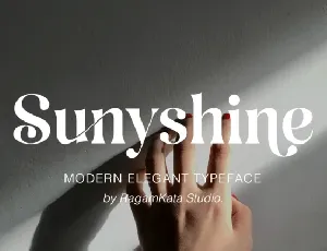 Sunyshine font