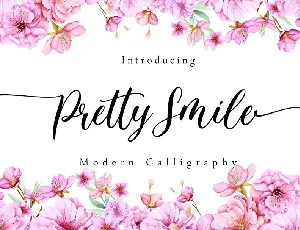 Pretty Smile Calligraphy Script font