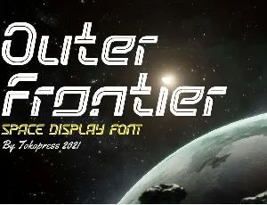 Outer Frontier font