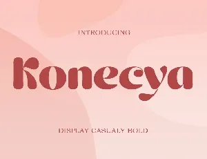 Konecya font