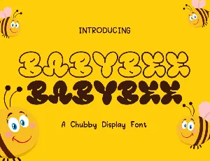 Babybee font