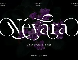 Nevara font