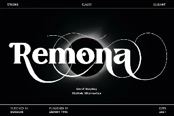 ST Remona Neue font