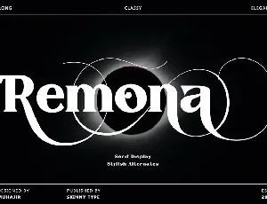 ST Remona Neue font