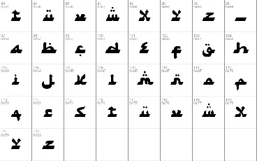 Syawal Khidmat font