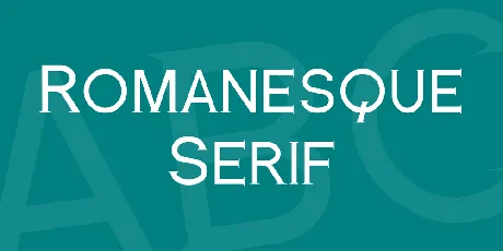 Romanesque Serif font