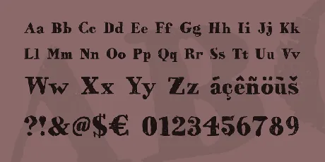 HVD Bodedo font