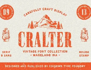 Cralter font