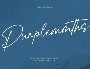 Purplemonths font