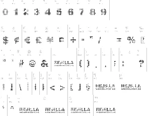 Rejilla font