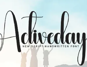 Activeday Script font