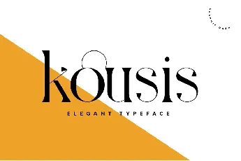 Kousis Typeface font