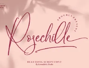 Rosechille font