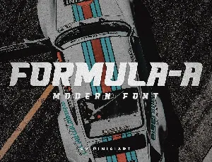 Formula A font