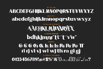 Nakone Luxury Serif font