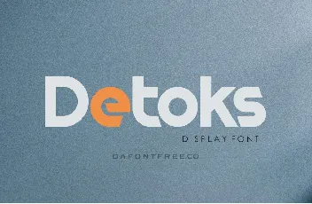 Detoks font