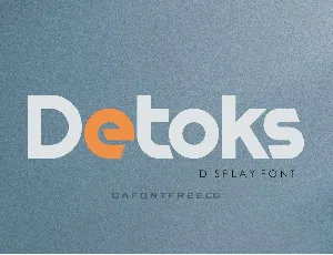 Detoks font