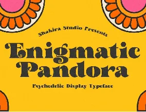 Enigmatic Pandora font