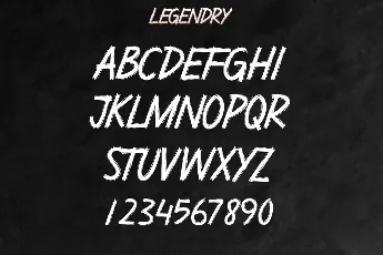 Legendry Demo font