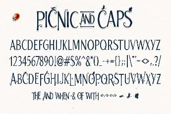 Picnic Caps font