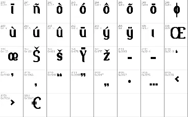 Batubara font