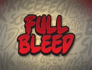 Full Bleed BB font