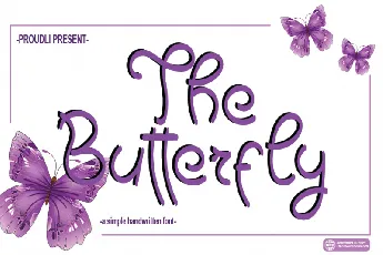 The Butterfly font