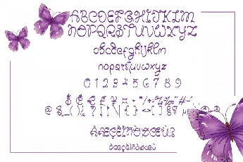 The Butterfly font