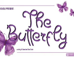 The Butterfly font